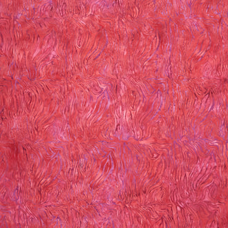 Full Bloom Batiks - Bark Dark Pink and Red Yardage