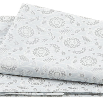 Silverstone: Neutral Dawn - Diamond Plants Metallic 2 Yard Cut