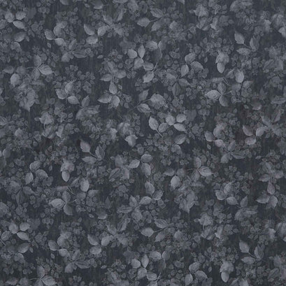 Sienna - Leaves Black Yardage