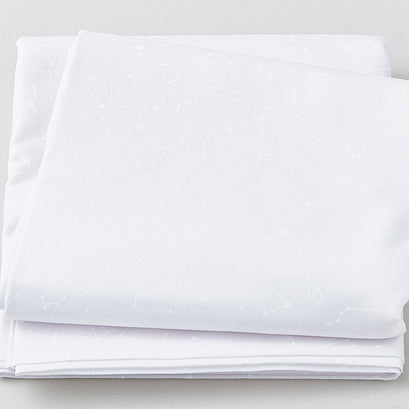 Morning Mist VIII - White on White Constellation 3 Yard Cut