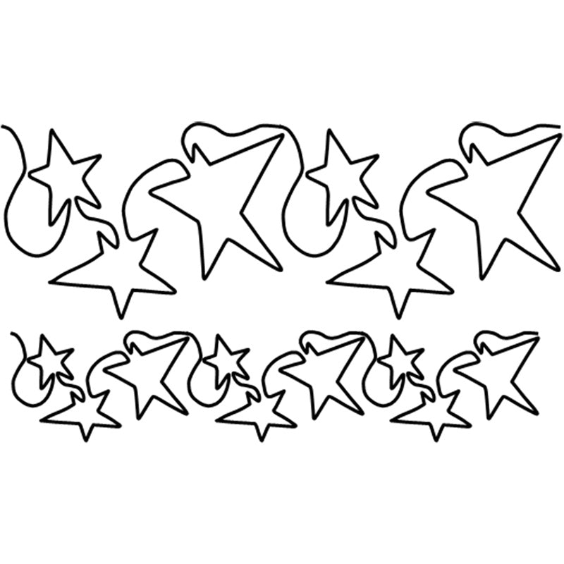 Full Line Stencil - Seeing Stars Border Primary Image