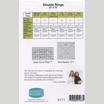 Double Rings Quilt Pattern Alternative View #1