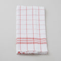 Tea Towel - Red & White Large Check Alternative View #1