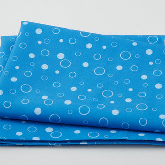 Under the Sea - Sea Bubbles Blue 2 Yard Cut