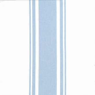 Easy Living Toweling - Center Stripe White Sky 18" Toweling Yardage
