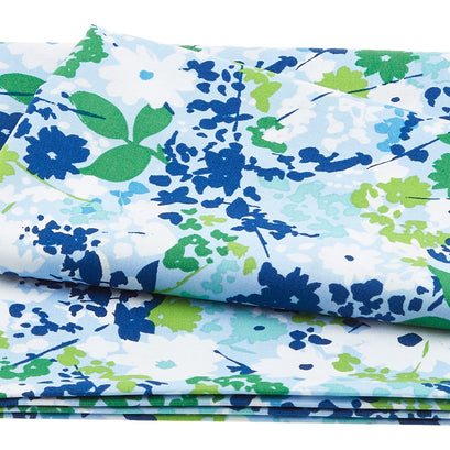Dab of Jazz - Daisies Blue Green 2 Yard Cut