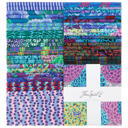 Kaffe Collective August 2022 Cool Colorway 10" Squares