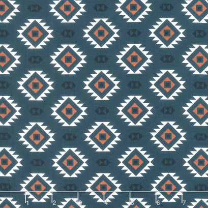 Santa Fe - Motifs Denim Yardage