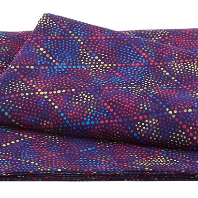 Diamond Dots - Diamond Dots Purple/Multi 3 Yard Cut
