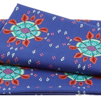 Folk Heart - Eyelet Periwinkle 2 Yard Cut