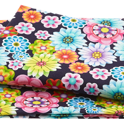 Birds in Paradise - Floral Bloom Blue 2 Yard Cut