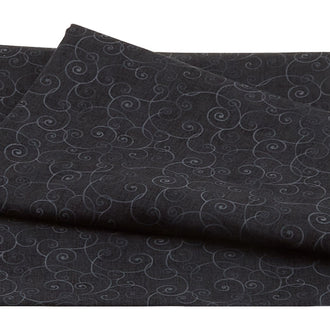 Whimsy Basics - Soothing Swirl Spa Black 3 Yard Cut