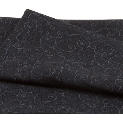 Whimsy Basics - Soothing Swirl Spa Black 3 Yard Cut