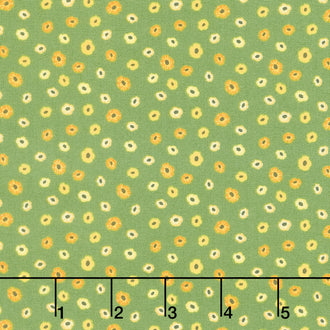 Petals and Pedals - Pedals Mini Green Yardage