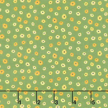 Petals and Pedals - Pedals Mini Green Yardage