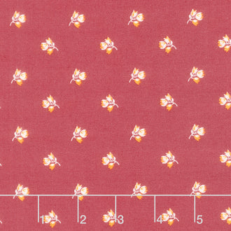 Porch Swing - Tiny Flowers Berry Yardage