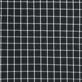 Easy Living Toweling - Checks Black White 18" Toweling Yardage
