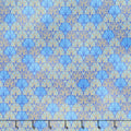 Joli Bijou - Fans Paris Blue Metallic Yardage Primary Image