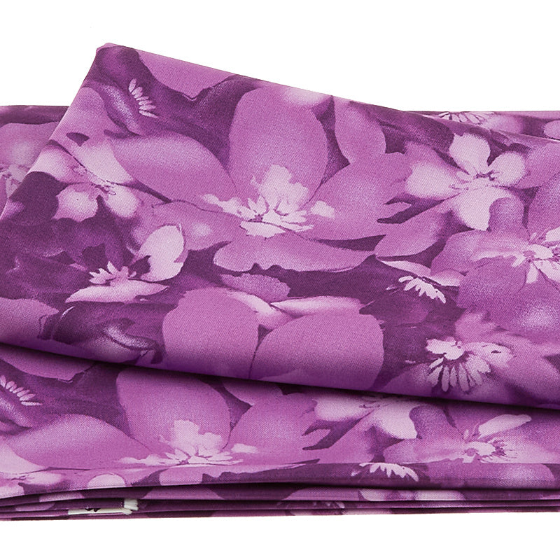 Catalina Ultra Violet Favorites - Tonal Blossoms Violet 2 Yard Cut Primary Image