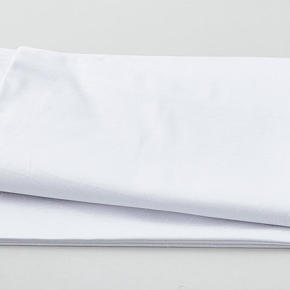 Needle & Thread - Threaded Lines & Needle Pigment White/White 108" Wide 3 Yard Cut