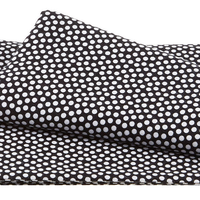 Snow Place Like Home Flannel - Dots Black 2 Yard Cut