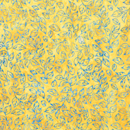 Artisan Batiks - Floral Wave - Leaves Sunkissed Yardage Primary Image