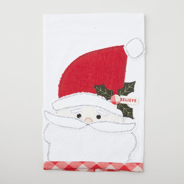 Santa Believe Tea Towel - FOR WEBSITE AND HOLIDAY STORE Primary Image