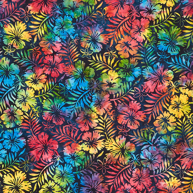 Artisan Batiks - Totally Tropical - Hibiscus Multi Yardage Primary Image