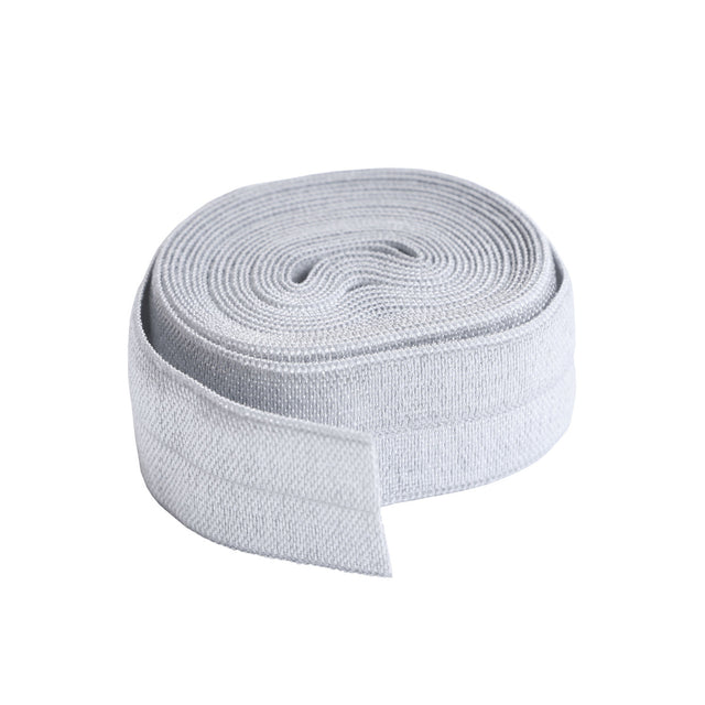 ByAnnie FoldOver Elastic 20mm 2 yards Pewter