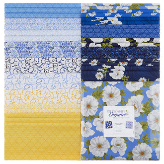 Blue & White Elegance Favorites 10" Squares