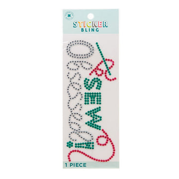 MSQC Sew Obsessed Bling Sticker Alternative View #1