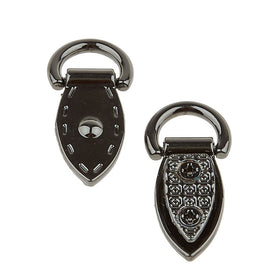 Sallie Tomato Mini Strap Connectors - Gunmetal Primary Image