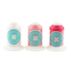 Missouri Star Pinks 50 Wt Cotton Thread Stash Builder 3 Pack