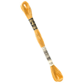 DMC Embroidery Floss - 729 Medium Old Gold Primary Image