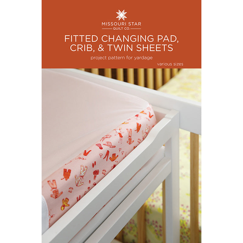Fitted Changing Pad, Crib & Twin Sheets Pattern by Missouri Star Primary Image