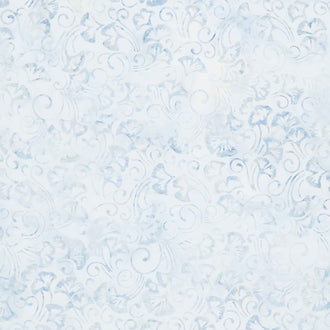 Artisan Batiks - Morning Mist Leaves Mist Yardage