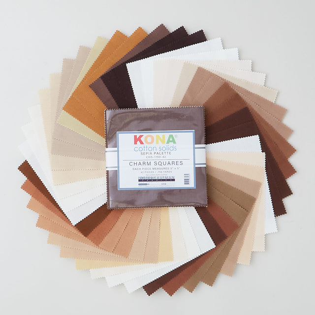 Kona Cotton - Sepia PaletteCharm Pack Primary Image