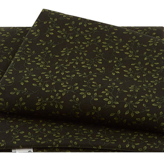 Folio - Viney Leaves Evergreen 108" Wide 3 Yard Cut