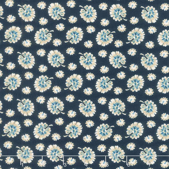 Cocoa Blue - Monstera Navy Yardage