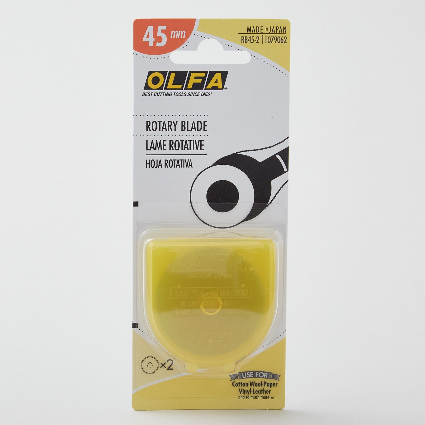 Olfa 45mm Replacement Rotary Blade - 2 Pack Alternative View #3