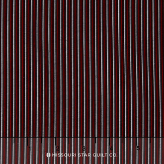 Sylvie - Stripe Black Yardage