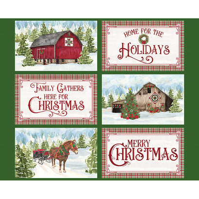 Monthly Placemat Panels - December Holiday Pacemat Multi Panel