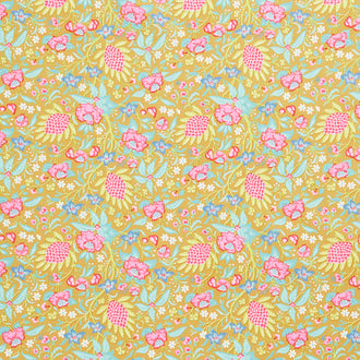 Bloomsville - Flowertangle Mustard Yardage