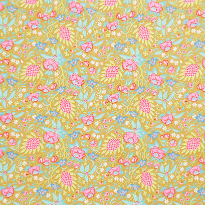 Bloomsville - Flowertangle Mustard Yardage