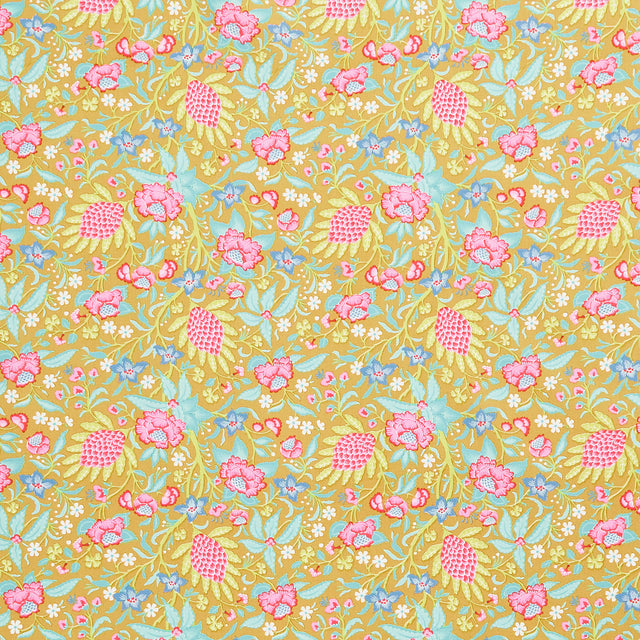 Tilda Fabric - Bloomsville - Flowertangle Mustard