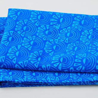 Pura Vida Batiks - Island Sunrise Blue Lagoon 2 Yard Cut
