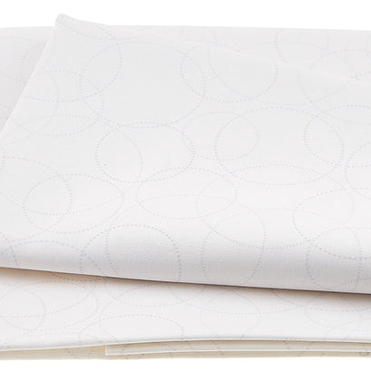 Spaced Out - Overlapping Rings Light Gray 2 Yard Cut