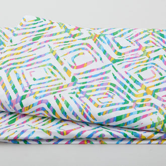 Prismatic - Maze Design Pastel 108" Wide 3 Yard Cut