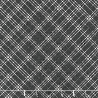 Iris and Ivy - Garden Plots Ebony Yardage