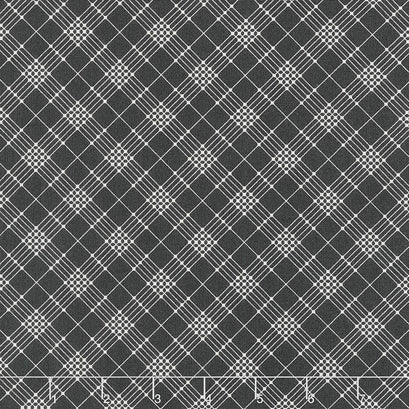 Iris and Ivy - Garden Plots Ebony Yardage